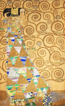 The Tree of Life Stoclet Frieze left Gustav Klimt Peinture à l'huile